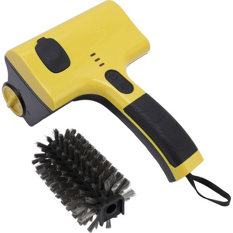 Brosse de nettoyage électrique sans fil pour barbecue, batterie 2600 mAh, réservoir d'eau 250 ml, vitesse réglable, rechargeable. (1/5)