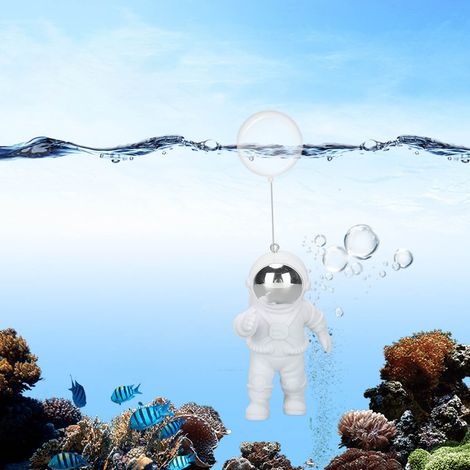 Décoration de Bac Aquarium Astronaute Flottant, Figurine Spatiale en Micro Paysage, avec Boule et Fil - AUTRES (1/5)