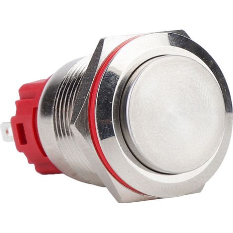 Interrupteur à bouton-poussoir DC930V 19mm 1NO 1NC Boîtier en acier inoxydable Interrupteur autobloquant (autobloquant à tête haute) (1/5)