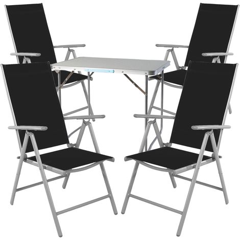 5-teiliges Campingmöbel Set 70x50x59cm-MMC330870+4xMMC5000S (1/3)