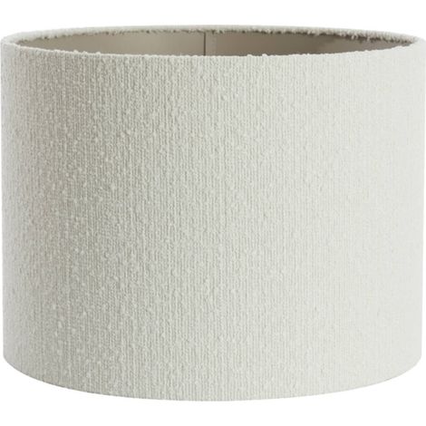 Light & Living - pantalla de lámpara - Bolero - blanco - textil -
