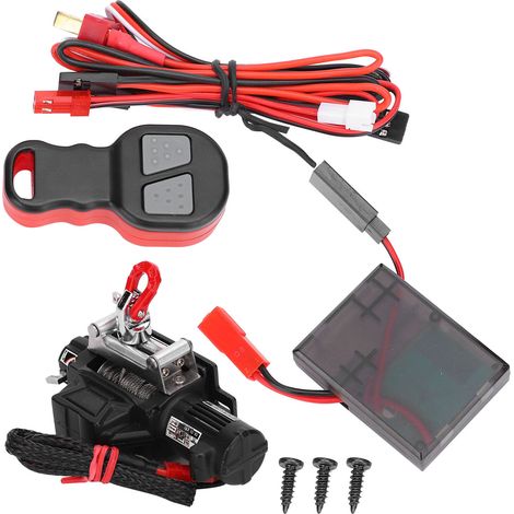 Télécommande et récepteur pour treuil de voiture RC, compatible Axial SCX10 90046 1/10 Crawler (1/5)