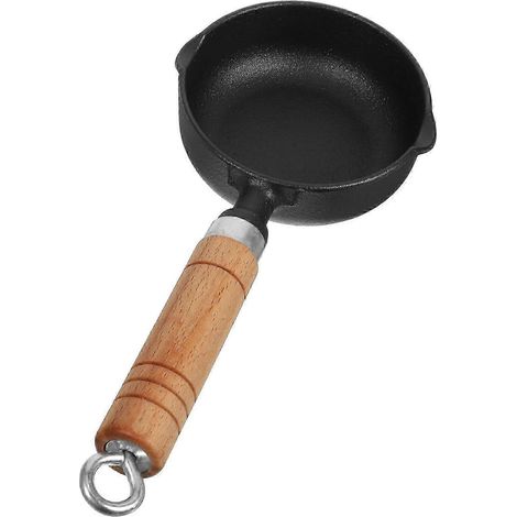 Casserole multifonctionnelle en fonte 2026 avec couvercle, facile à nettoyer, double bec verseur, idéale pour la maison, 200 ml (1/5)