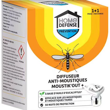 Diffuseur anti-moustiques Home Defense sans insecticide