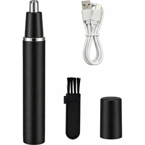 Tondeuse de nez pour homme et femme, tondeuse nasale portable, tondeuse à poils nasaux efficace avec lame de précision pour un toilettage sûr et confortable (1/5)