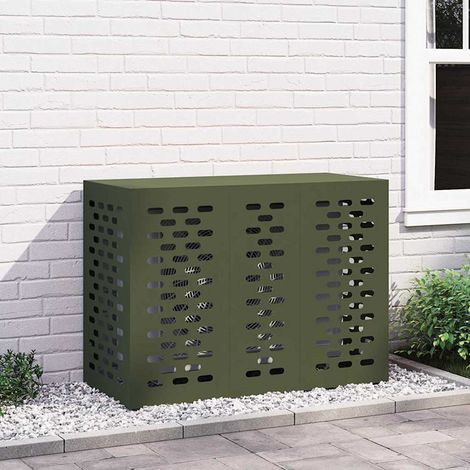 Funda para Aire Acondicionado Verde oliva 110 x 50 x 80 cm