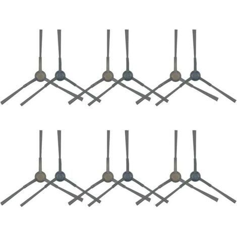Kit de repuestos para la aspiradora robot Eureka E10S, que incluye 6 pares de cepillos laterales. (1/3)