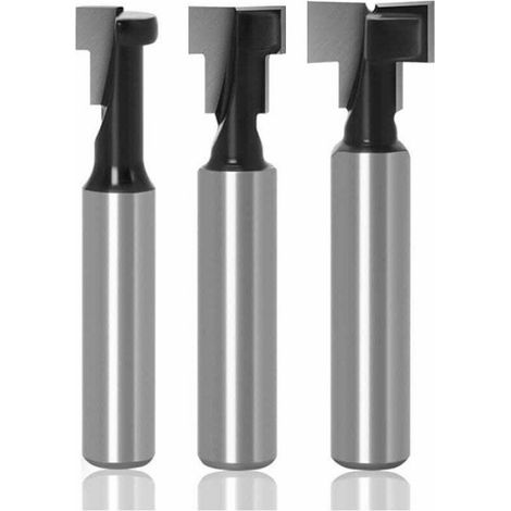 Fraise Rainurer T 8mm, Lame Router Queue, Outil Menuiserie T-Slot RTGPT (1/5)