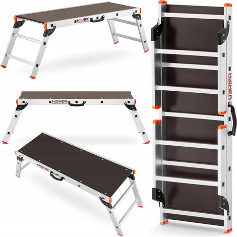 Plataforma de trabajo plegable de aluminio, plataforma plegable más alta - 2,48 m (1/5)