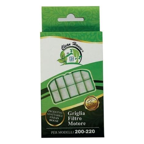 Griglia filtro motore per aspirapolvere mod. 200-220