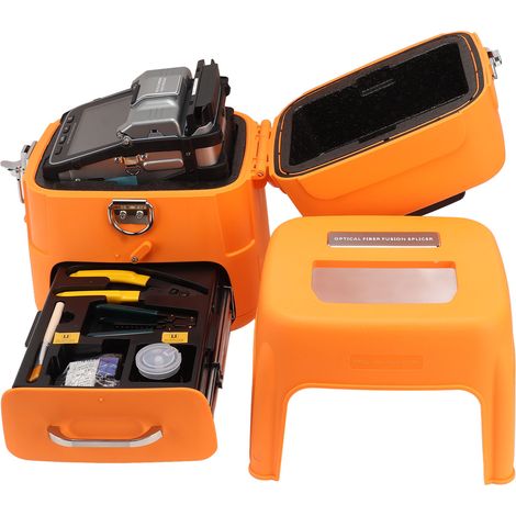 Soudeuse Fibre Optique Automatique 300X Écran 5 Pouces Contrôle APP 100-240V Prise EU (1/5)