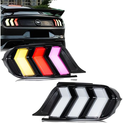 Fanali posteriori a LED RGB, 12V, 35W, indicatori di direzione sequenziali dinamici, design impermeabile (1/5)