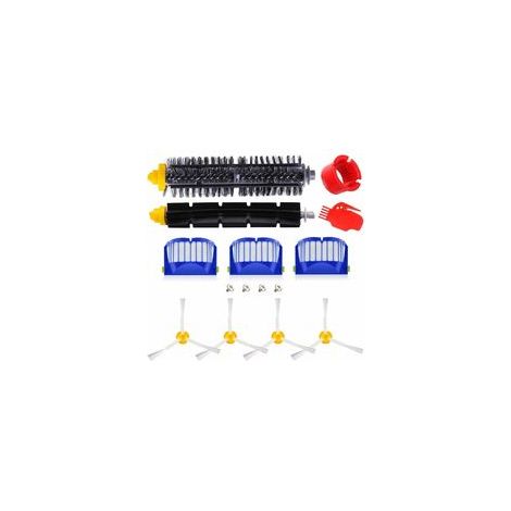 Memkey – Kit de repuestos para aspiradoras iRobot Roomba 600 a 691 – 3 filtros, 4 cepillos laterales – Materiales ecológicos - Crezuo