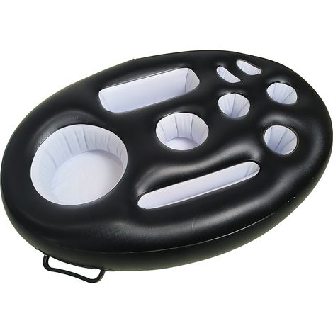 Schwimmende Bar, aufblasbarer Getränkehalter für Schwimmbäder, schwimmende Bar für sommerliche Wasserpartys (9 Löcher) (1/5)