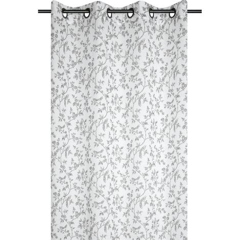 TENDA CLARINE 140X260CM ECRU' VELATA POLIESTERE. (1/3)