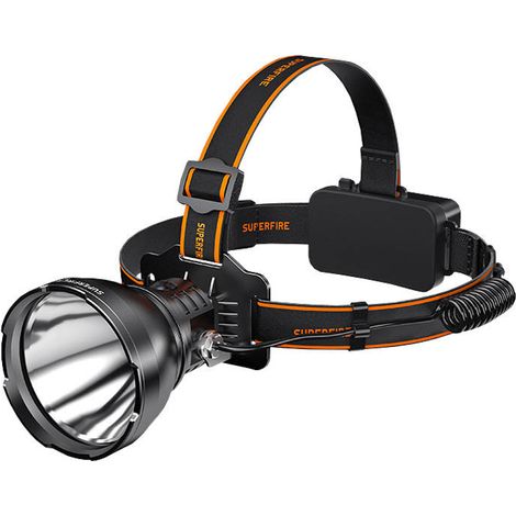 Linterna frontal Superfire HL60, 2300 lm, USB-C