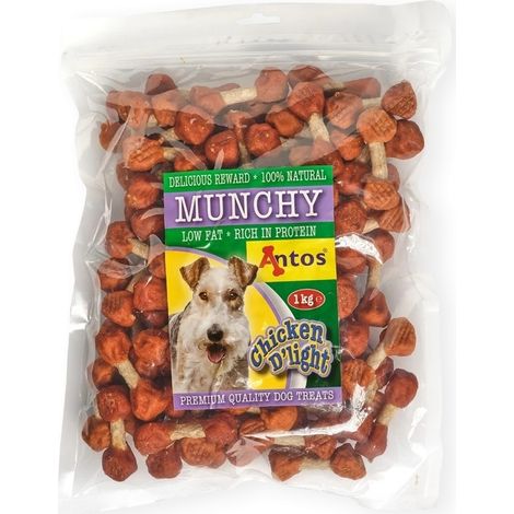 Snack para Perros Chicken D'Light Munchy - 1 kg  Oferta exclusiva (1/5)