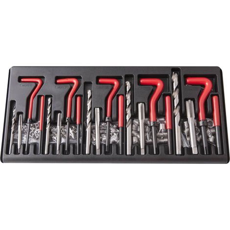 Coffret kit inserts M5-M12 Inox pour réparation filetage usés ou endommagés - OM 0450 - CLAS Equipements (1/3)