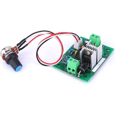 Variateur de vitesse PWM universel 12-24V 6A pour moteur DC, module régulateur sans palier (1/5)