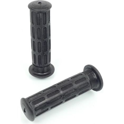 Poignée Générique type Honda Ø22/25mm noir embout fermé pour moto (1/2)