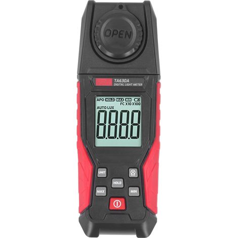 Compteur de lumière numérique haute précision 200000 LX, résolution 0,1 LX, luxmètre avec alarme sonore (1/5)