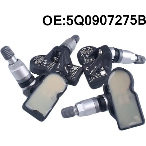 Lot de 4 capteurs de pression de pneus étanches TPMS pour Skoda Citigo, Fabia, Octavia, Karoq, Rapid, Roomster, Superb, Yeti et Kodiaq (1/3)
