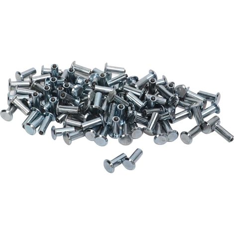 Lot de 100 Clous de Pneu à Vis en Carbure, Pointes Antidérapantes pour Neige d'hiver, Pointes en Acier au Carbone avec Outils d'installation, Idéal pour Voiture, Camion, Moto, Bottes, VTT (1/5)