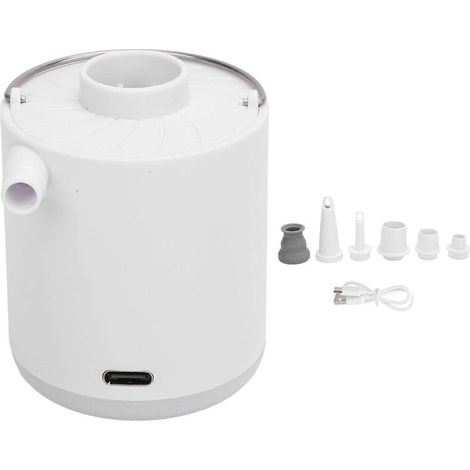 Petite pompe à air, pression de gonflage 3,5 kPa, pression de dégonflage 3,0 kPa, débit d'air 180 L/min, machine de gonflage/dégonflage électrique avec lumière LED. (1/5)