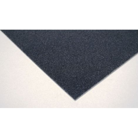 AGOFORM Antirutsch-Einlegematte Flock 480 x 1150 mm Anthrazitgrau (1/2)