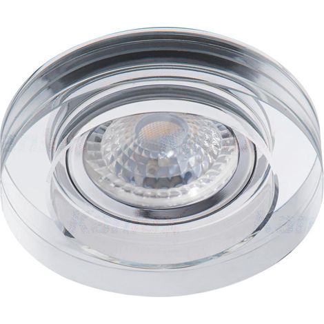 Faretto 1xLED Gx5.3 classe III 12V IP20 morta B CT-DSO50-SR argento 22117 (1/6)