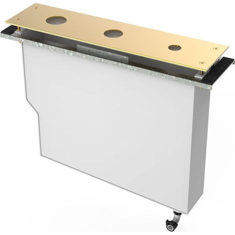 Réservoir pour robinetterie de rebord de baignoire Or 24K - TRES 20324501OR