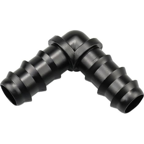 Codo acetal 16mm para tuberías LDPE resistente UV (1/3)