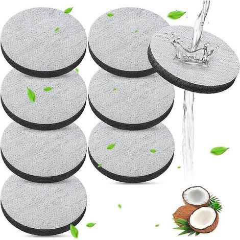 Lot de 8 filtres à eau à disque micro-type pour bouteilles et carafes filtrantes Brita Fill & Go. (1/5)