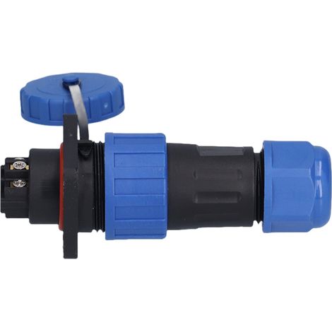 Connecteur industriel étanche IP68 prise carrée à visser 5 broches 250V adaptateur aviation (1/5)