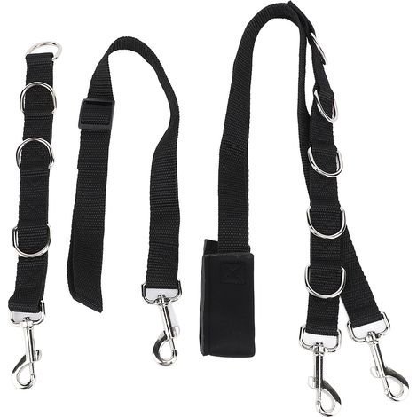 Sangle de toilettage pour animaux de compagnie, ensemble de 3 pièces, en Nylon, longueur réglable, laisse pour chien résistante à l'abrasion, pour le bain et le lavage (1/5)