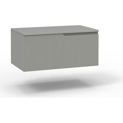 Base con top 1 cestone ZIP grigio opaco (1/2)