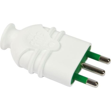 Spina s17 2p t 16a smontabile hi-pro colore bianco fanton 80110 (1/2)