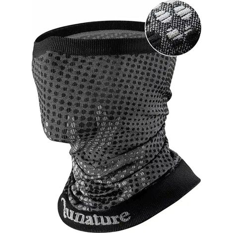 Sciarpa da sci, bandana sportiva multifunzionale, taglia unica - nera (1/5)