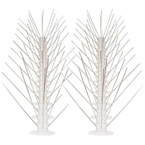 3.5M Pique anti Pigeon Pic Anti-Pigeon en Acier Pointes Anti-Oiseaux en Acier Inoxydable Kit Anti-Oiseaux pour Effrayer Pigeons Corbeaux Moineaux Chats Respectueux des Animaux Pic Anti (1/4)