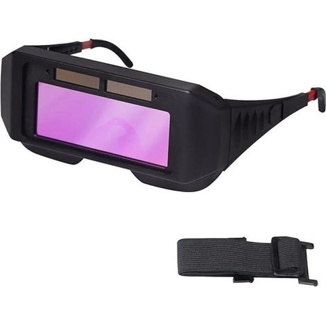 Lunettes de soudage LCD automatiques – Protection yeux anti-UV solaire pour soudage TIG MIG MMA plasma professionnel (1/5)