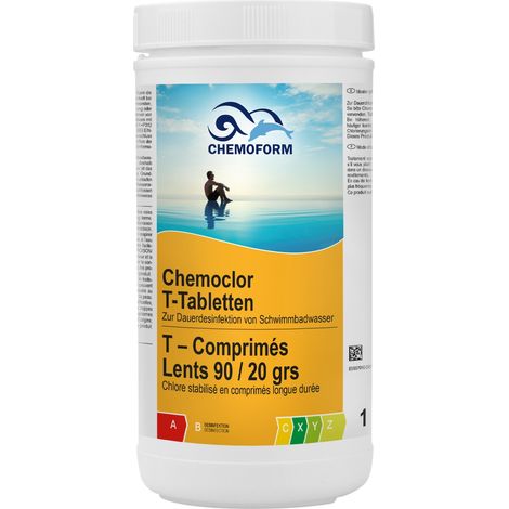 Chemoform Chemoclor T-Tabletten 20 g Chlortabletten zur Dauerdesinfektion 1 kg