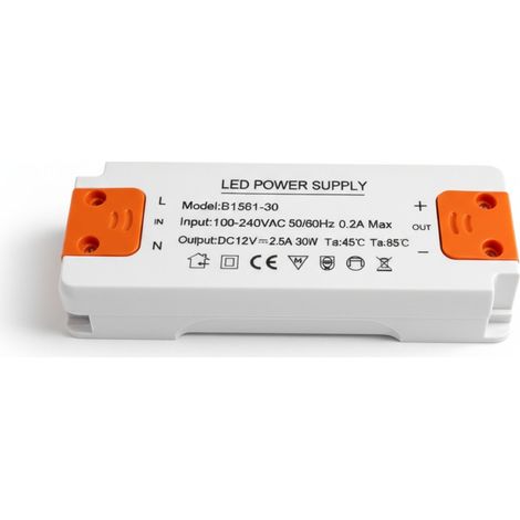 Alimentation 30W 12V DC 2.5A ultra fine (1/5)