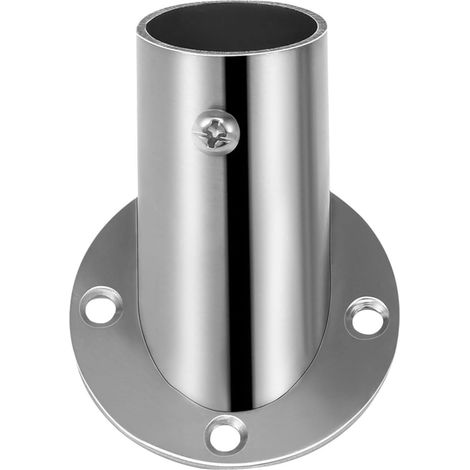 Support de tringle à rideaux de douche en acier inoxydable, angle réglable, argenté, triangulaire, gain de place (1/5)