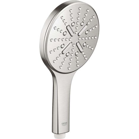 FP – Grohe Rainshower SmartActive – Handbrause 130mm – 3 Strahlarten: Rain, Jet, Active – GROHE EcoJoy 9,5 l/Min – Chromoberfläche (1/3)