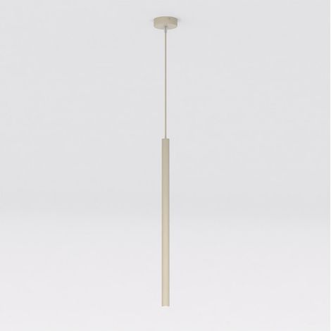 Lampada a sospensione SELTER in acciaio color mokka (1/5)