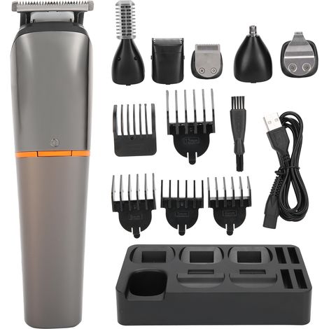 Tondeuse Électrique 6 en 1 Portable avec Recharge USB - Outil de Coupe et Styling Capillaire (1/5)