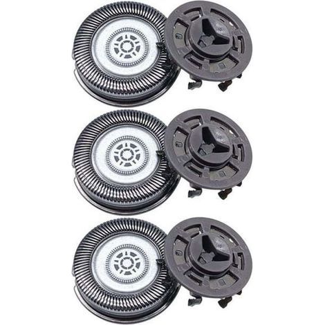 Têtes de rasage de rechange SH71 pour rasoirs d'angle Philips série 7000/S5000 S5531 S5533 S5535 S7732 S7735 S7888 (3 pièces) (1/4)