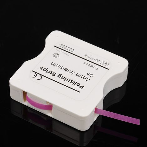 1 rouleau/boîte bande de polissage dentaire 4mm résine dent ponçage interdentaire meulage blanchiment des dents outil de Surface (1/5)