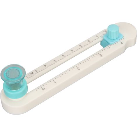 Coupe-papier circulaire portable avec lame réglable, diamètre minimum 2 cm (1/5)