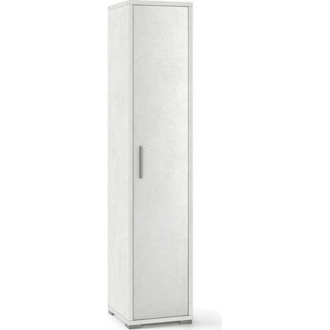 Mobile colonna 1 anta h182 l38 p41 cm struttura e frontale bianco sarmog db364k - Sarmog (1/5)